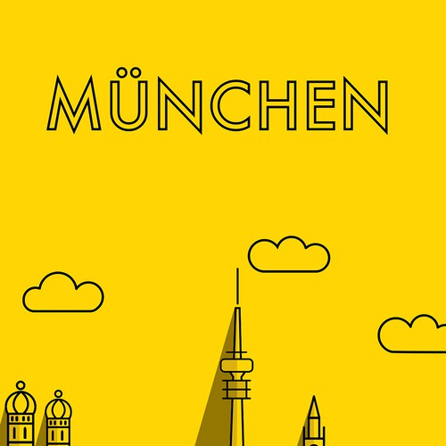 99d Community Contest: Create a poster for the beautiful city of Munich (MULTIPLE WINNERS!) Design por StBellic
