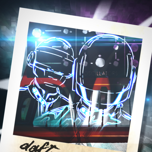 99designs community contest: create a Daft Punk concert poster Design réalisé par Melcaen