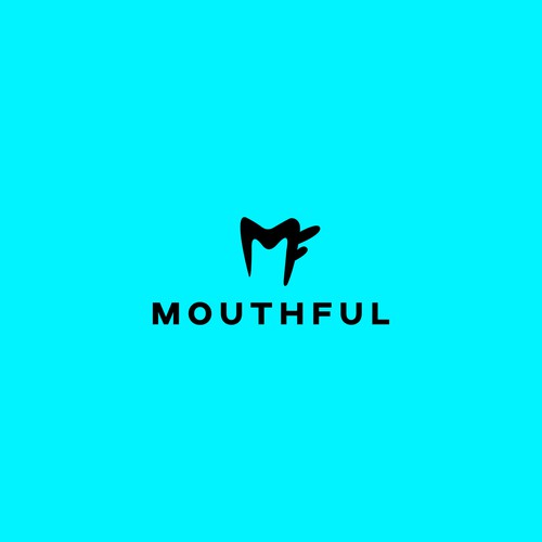 Strong, spunky yet clean logo for mouthful Design by Startline Strategies