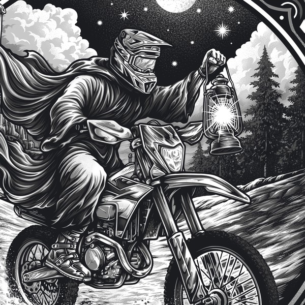 Design by BATHI titled "Dust Prophet Moto"