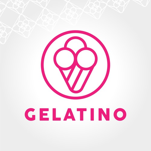 We need a creative interesting logo for gelato shop "Gelatino" Design réalisé par rocketstudio