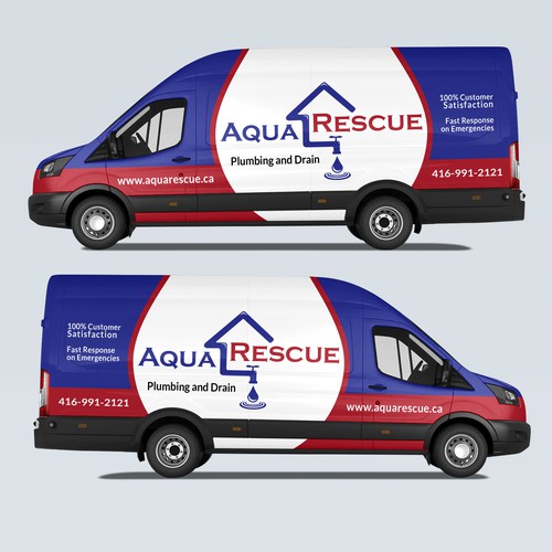 Aquarescue Van Wrap Design by Duha™