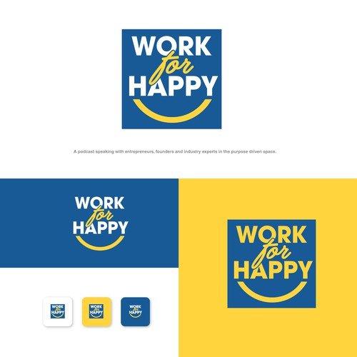 We need a fun and engaging Podcast logo for a Pod about happiness in work and life Design by Danielle Curtis