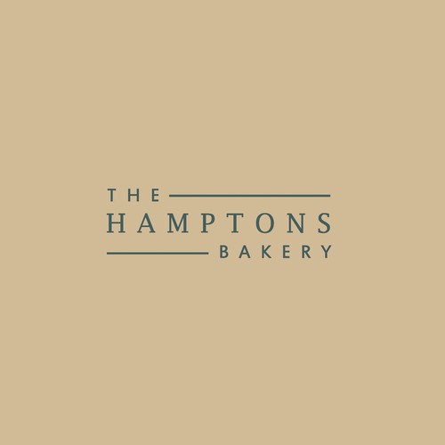 The Hamptons Bakery Logo Design by Naveera S. Aftab