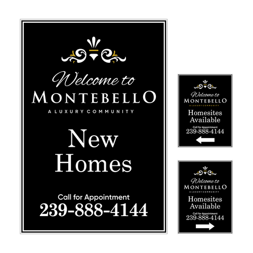 Upscale and Sophisticated New Homes for Sale - Signage Design by ~Fariz.Farizki~