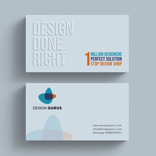 Business Card for DesignGurus.com Design réalisé par IK_Designs