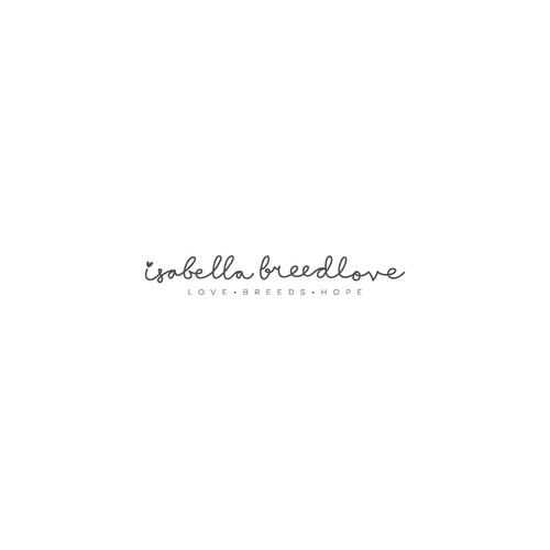 Create a powerful logo for Isabella Breedlove a new artist in the Country Music and she's Latina! Design by danareta