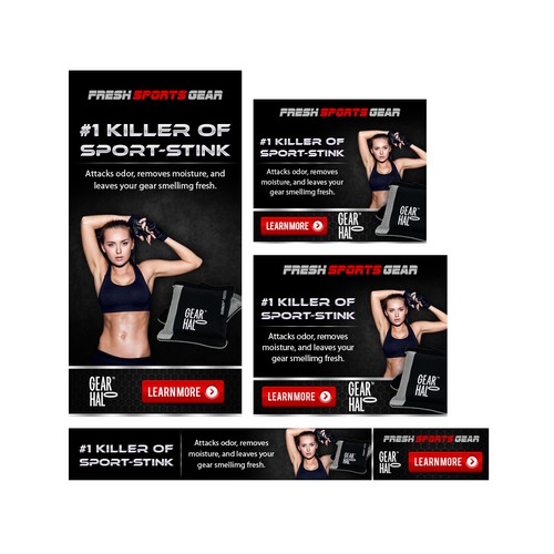 Banner Ad Design For A New Sports Fitness Accessory Banner Ad Contest 99designs