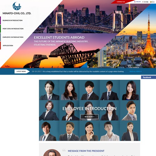 Diseño de página web propuesta en el concurso por Gccartz