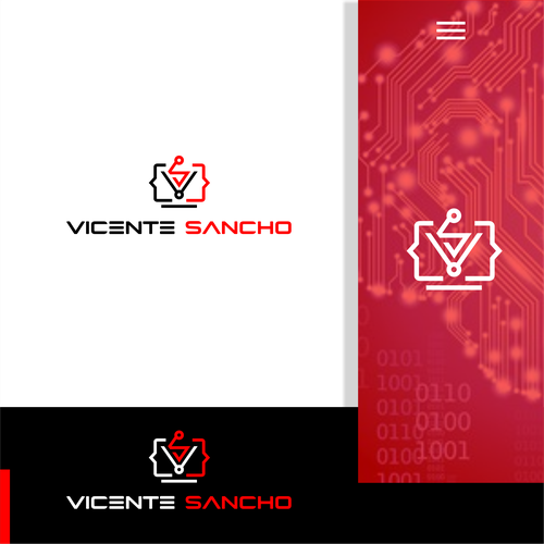 "Logo para marca personal potente de desarrollador de software" winning Logo & hosted website