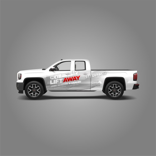 Cool Truck Wrap for Junk Removal Business Design by Bogi_Graphics