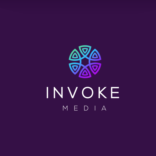 Calling forth the ultimate brand CENTREPIECE for Invoke Media! Creative logo for a budding brand. Design by toometo