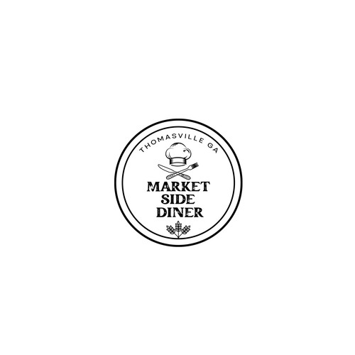 Vintage Farmers Market restaurant logo in South Georgia Design by Nana445