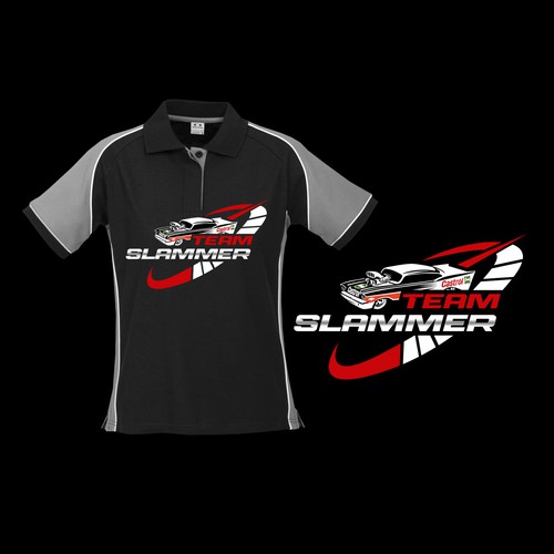 Require logo for Team Slammer which  performing display burnouts Diseño de 99Spring
