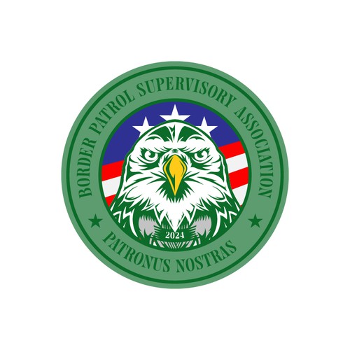 Border Patrol Supervisors Association Eagle Logo Design Design by Arifin A Nasution