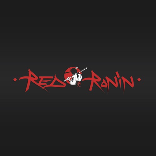 Anime-inspired logo for Red Ronin Design by Guido_Astolfi