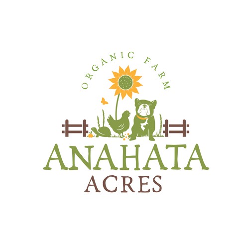 Organic Farm looking for a logo that represents the heart and soul of our land. Design by SanDzine