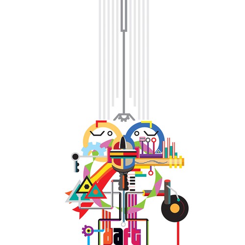 99designs community contest: create a Daft Punk concert poster Design by Boris Jovanovic
