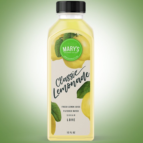 Design Modern And Homey Classic Lemonade Bottle Label Design by LABELL®