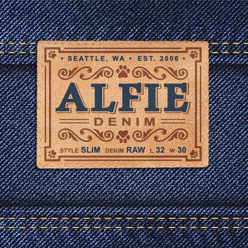 Denim store patch designs