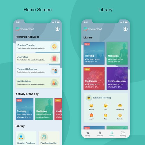 Design di Mental Health App needs fresh design ideas di xPrtDesigner