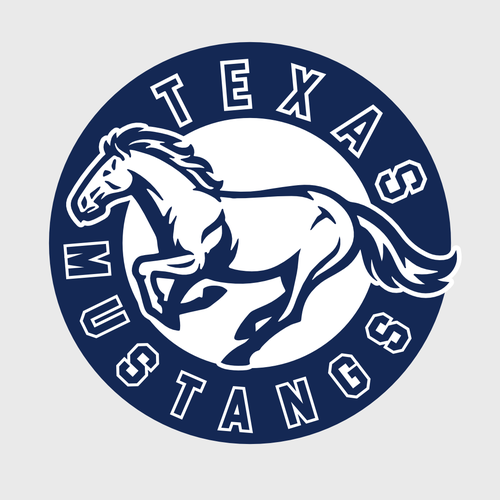 Diseño de Texas Mustangs de ctrw