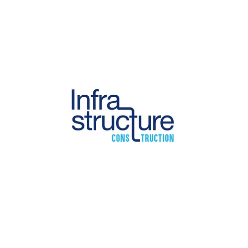 "Infrastructure Construction" UNIQUE LOGO Design by imFlow☀️