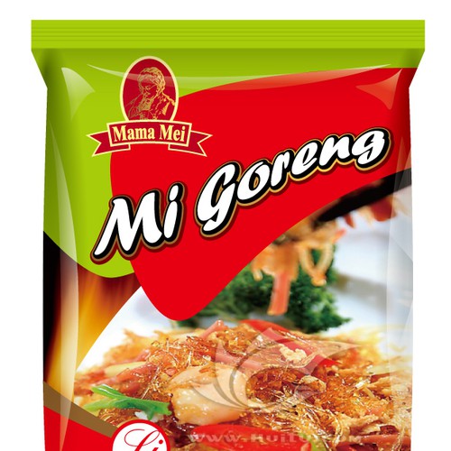 Create  an eyecatching label design for Mama Mie Instant Noodles Design by Vincent♬♬ Z