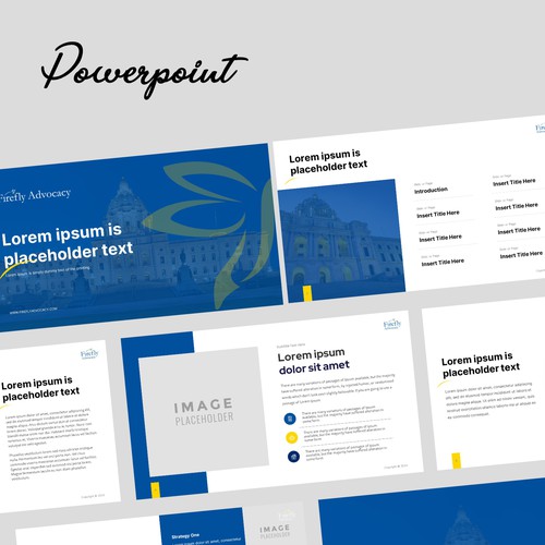 PowerPoint template contest entry by YuhuuSTD