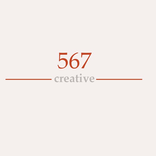 Create a logo to build an online brand around by using numbers. Design by S.D.M