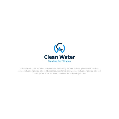 Simple Clean Logo for Water Filtration Company Design by Sidd-81