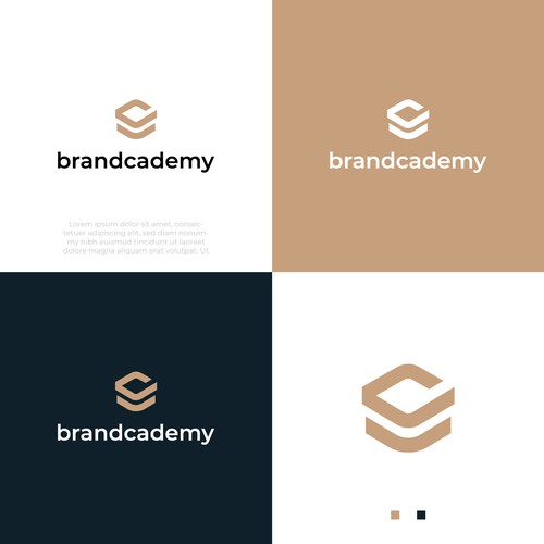 New logo & styleguide for modern startup selling online courses Design by Clefiolabs Studio™