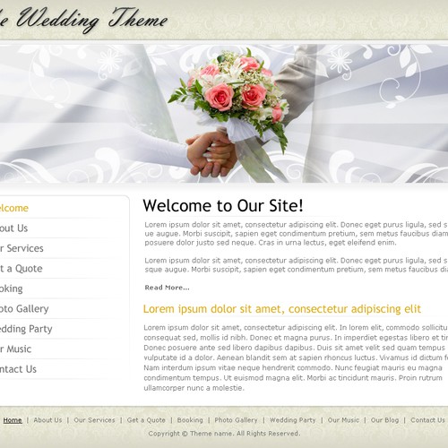1-3 Page Website Template Design von webline