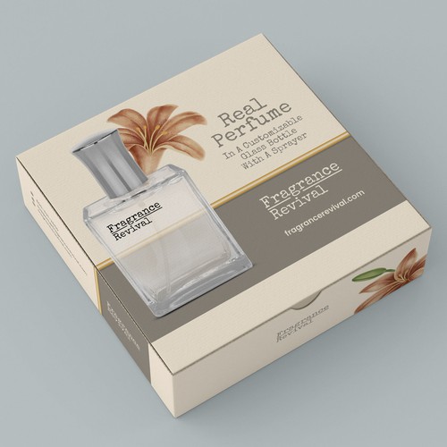 Shipping Box Perfume Design by Dzhafir