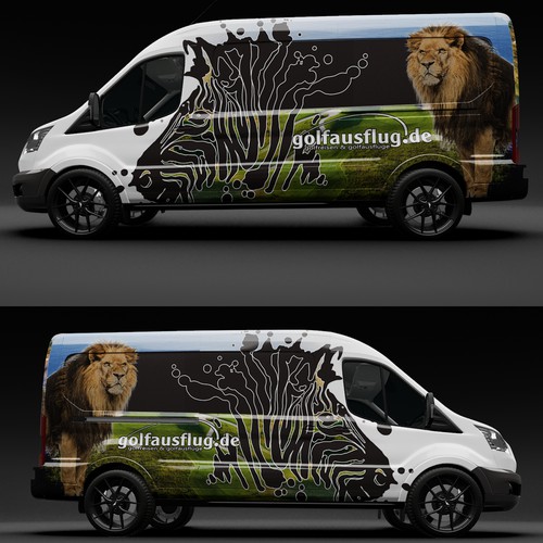Mini Bus wraping for touristik Mercedes Sprinter Design by TANSA ART