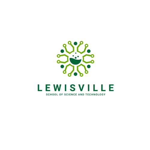 Lewisville SciTech Logo Design by coi