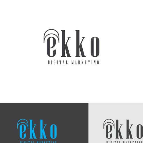 SIMPLE LOGO - ekko Letters then dm after Design by Dezineexpert⭐