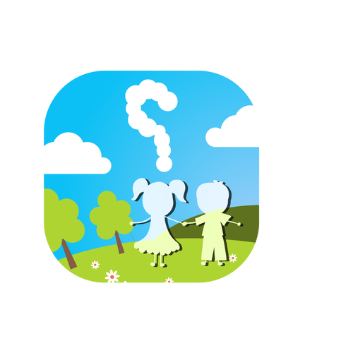 Create an visually stunning app icon to attract young kids (to a wholesome app!) Design by MAM2