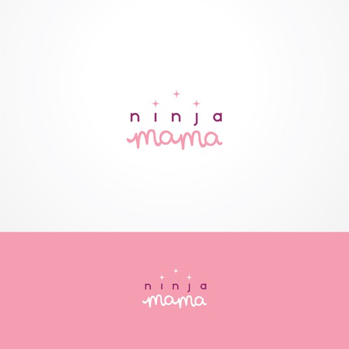 Logo design for ninja mama mother and baby products company, Logo design  contest