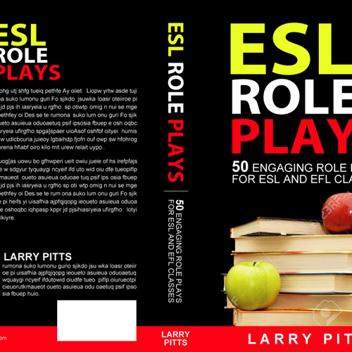 Design an eye catching, clean cover for an English teacher's book Design by ianskey