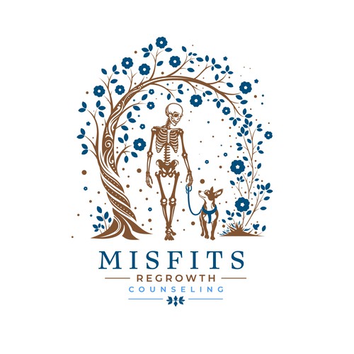 "Therapist Logo to connect with survivors of trauma" winning Logo design