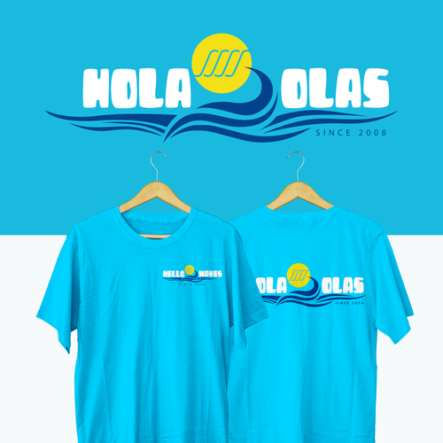 Hola Olas tee Design by raf7371