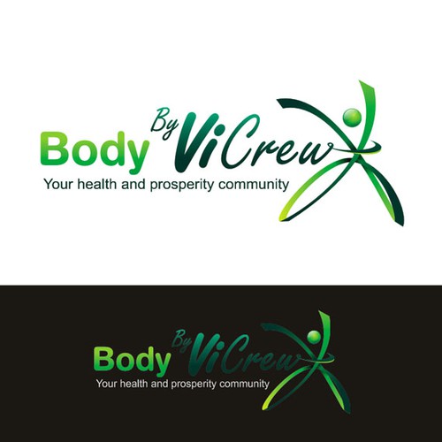 logo for Body By Vi Crew Diseño de sploosh!