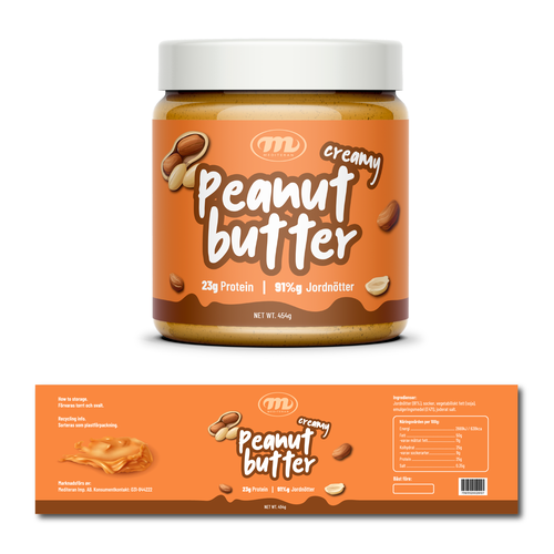 We need a Peanut Butter label that stand out. Design by t1.std