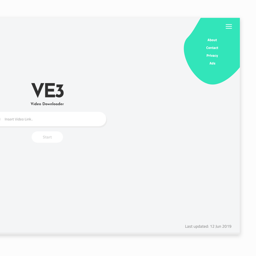 VE3 - Simple Video Downloader Website | Google Style Design by .Elias