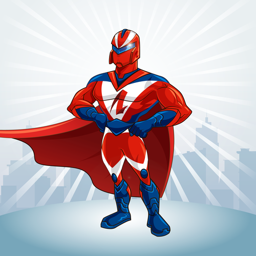 Design an Awesome Superhero Mascot for Insurance Firm Design by fredostyle