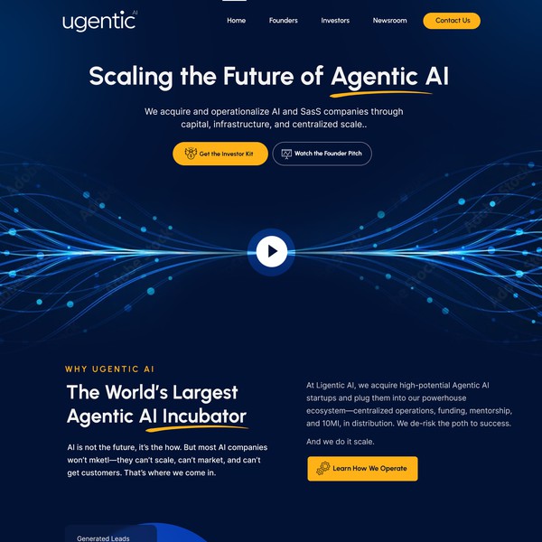 Website for Ugentic AI