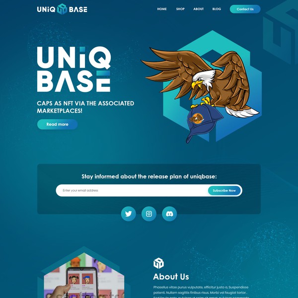 Design by Irshad 786 titled "NFT Cryptocurrency"