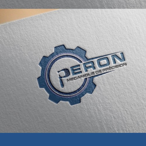 "Peron : logo design pour la mécanique de précision." winning Logo design