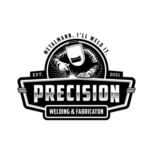 We need a powerful welding chapter/logo to represent Precision welding Design by Maylyn